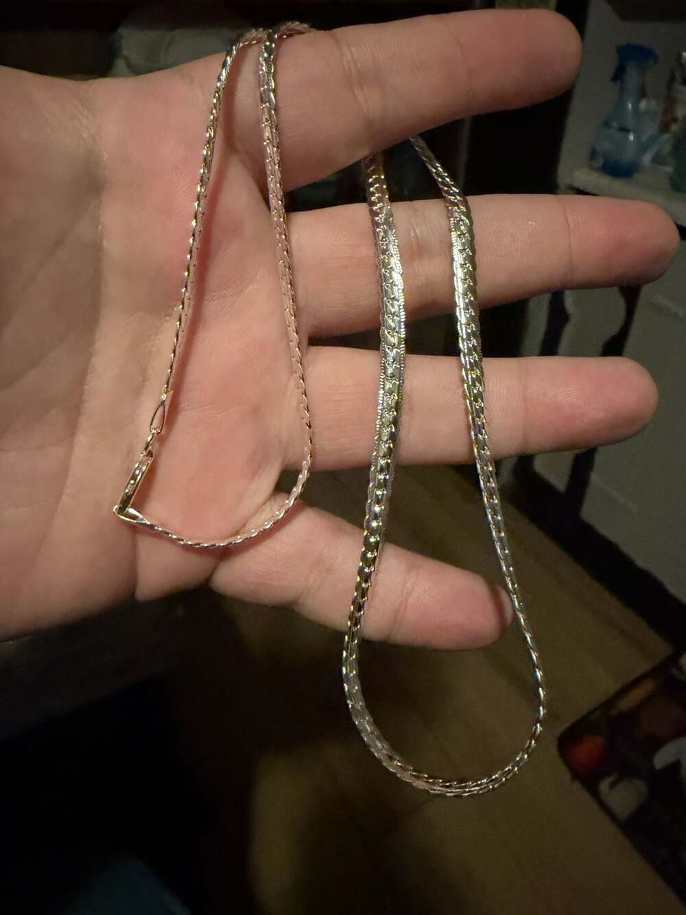 Silver 925 snake style chain 24 inches